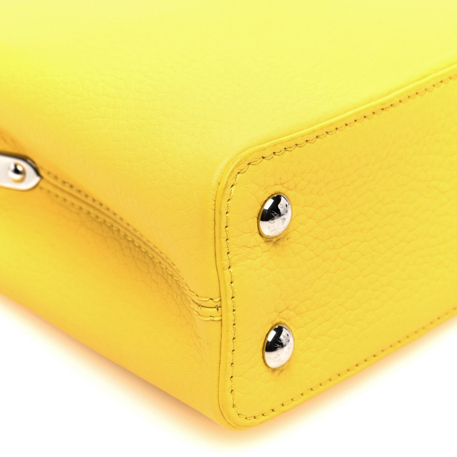 Louis Vuitton Taurillon Mini Capucines Yellow 8 of 10