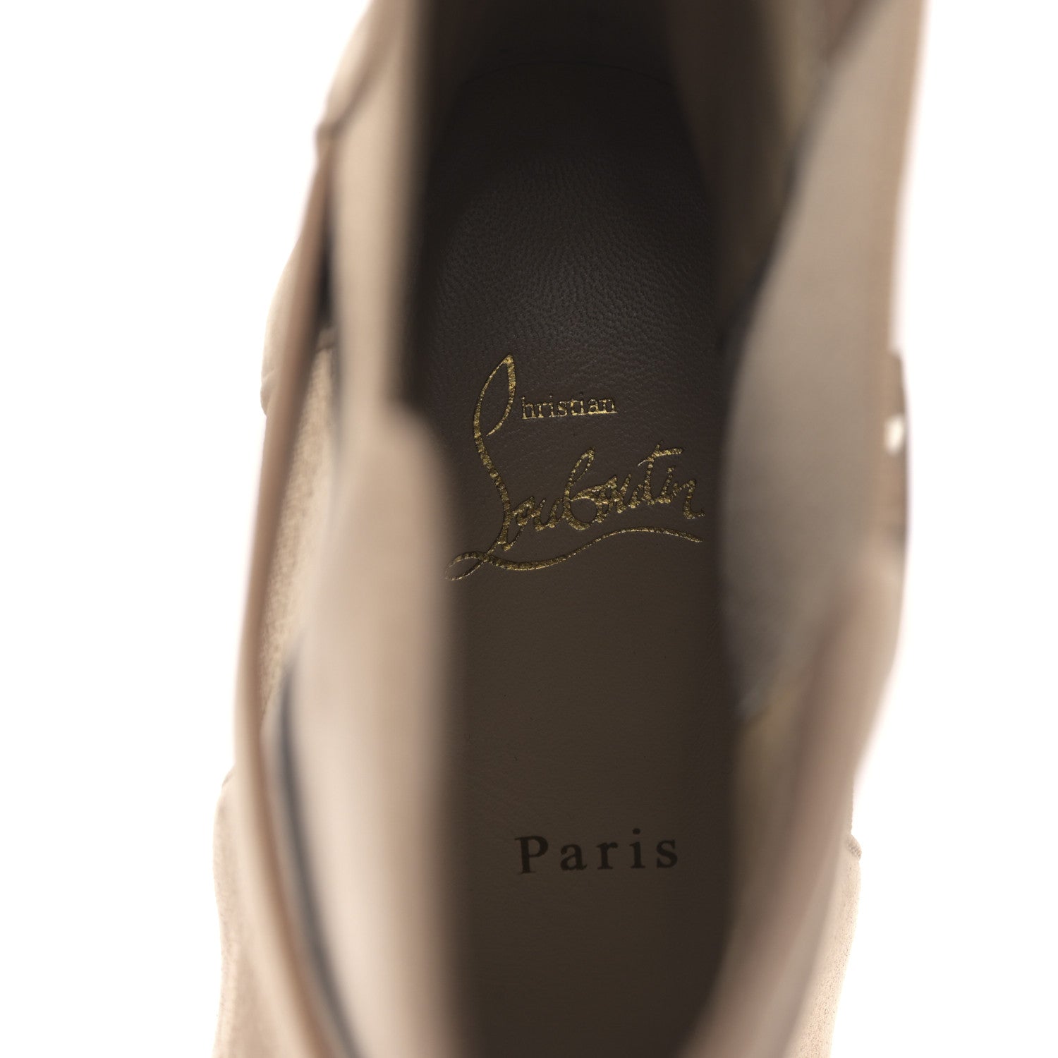 Christian Louboutin Suede CL Chelsea 70 Booty 40 Roca 7 of 7