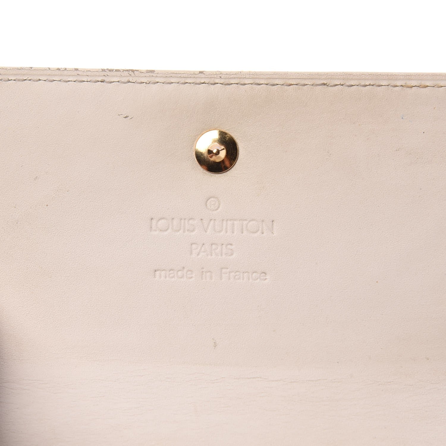 Louis Vuitton Vernis Elise Wallet Perle 14 of 15