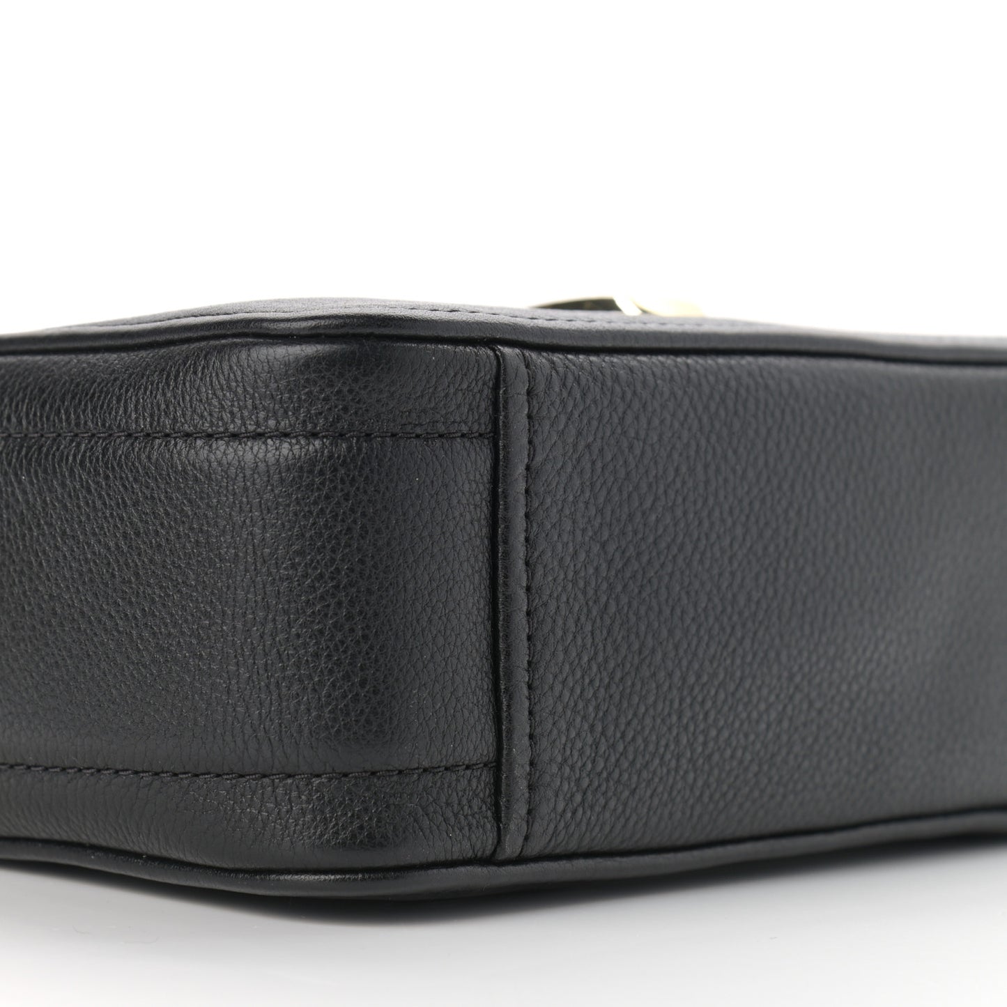 Calfskin Small Snapshot Camera Bag Black