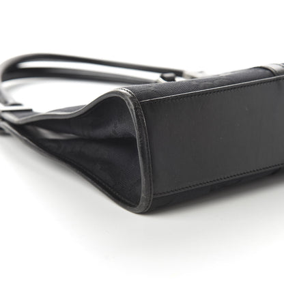 Gucci Monogram Jackie Shoulder Bag Black 6 of 10