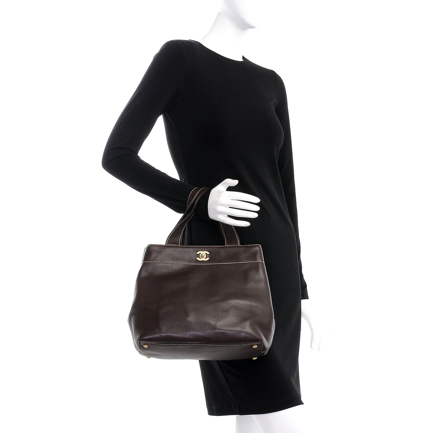 Caviar CC Tote Brown