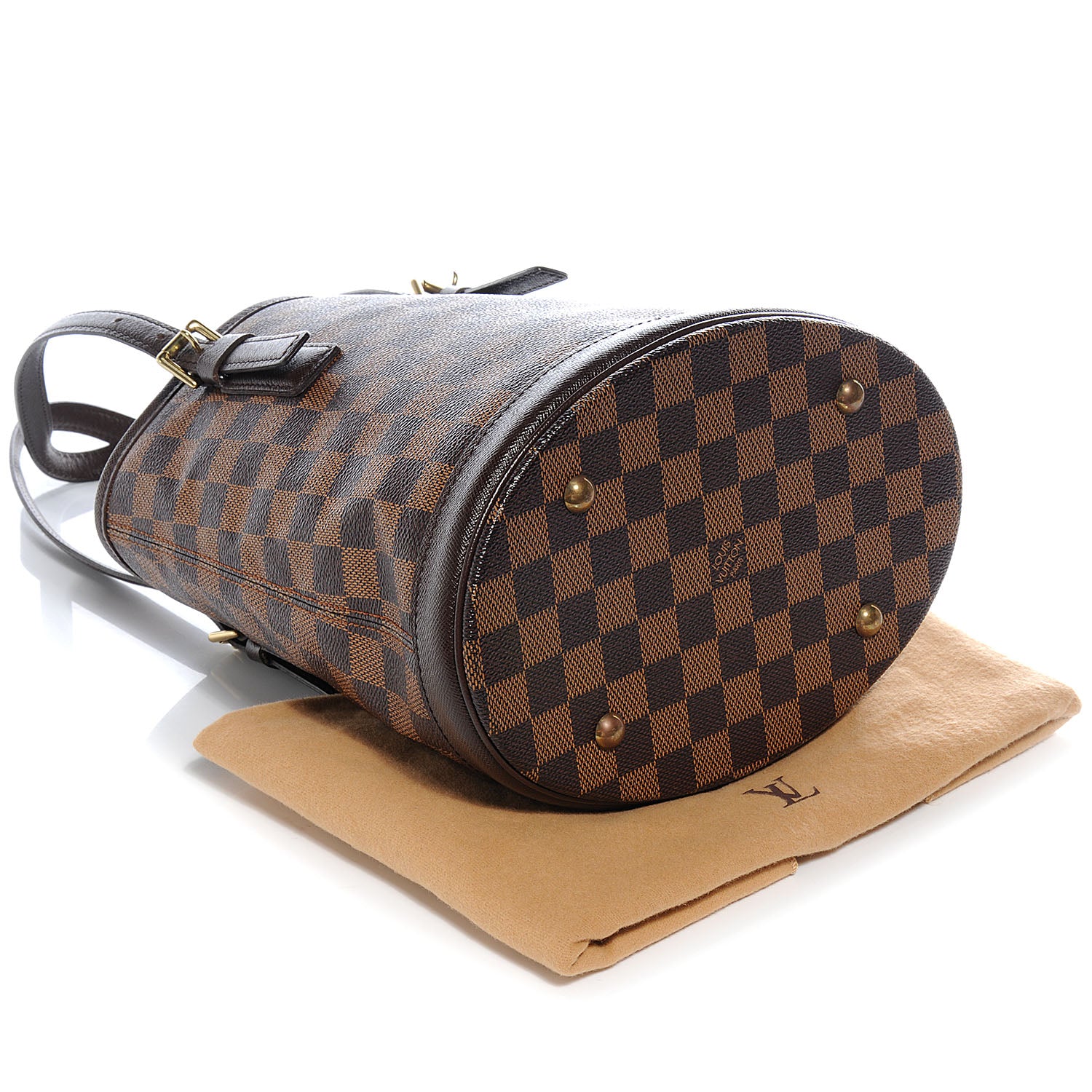 Louis Vuitton Damier Ebene Marais Bucket 23 4 of 7