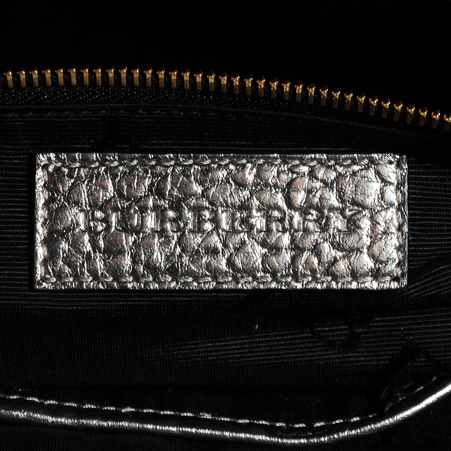 Burberry Heritage Grain Small Orchard Bowling Bag Silver 6 of 14