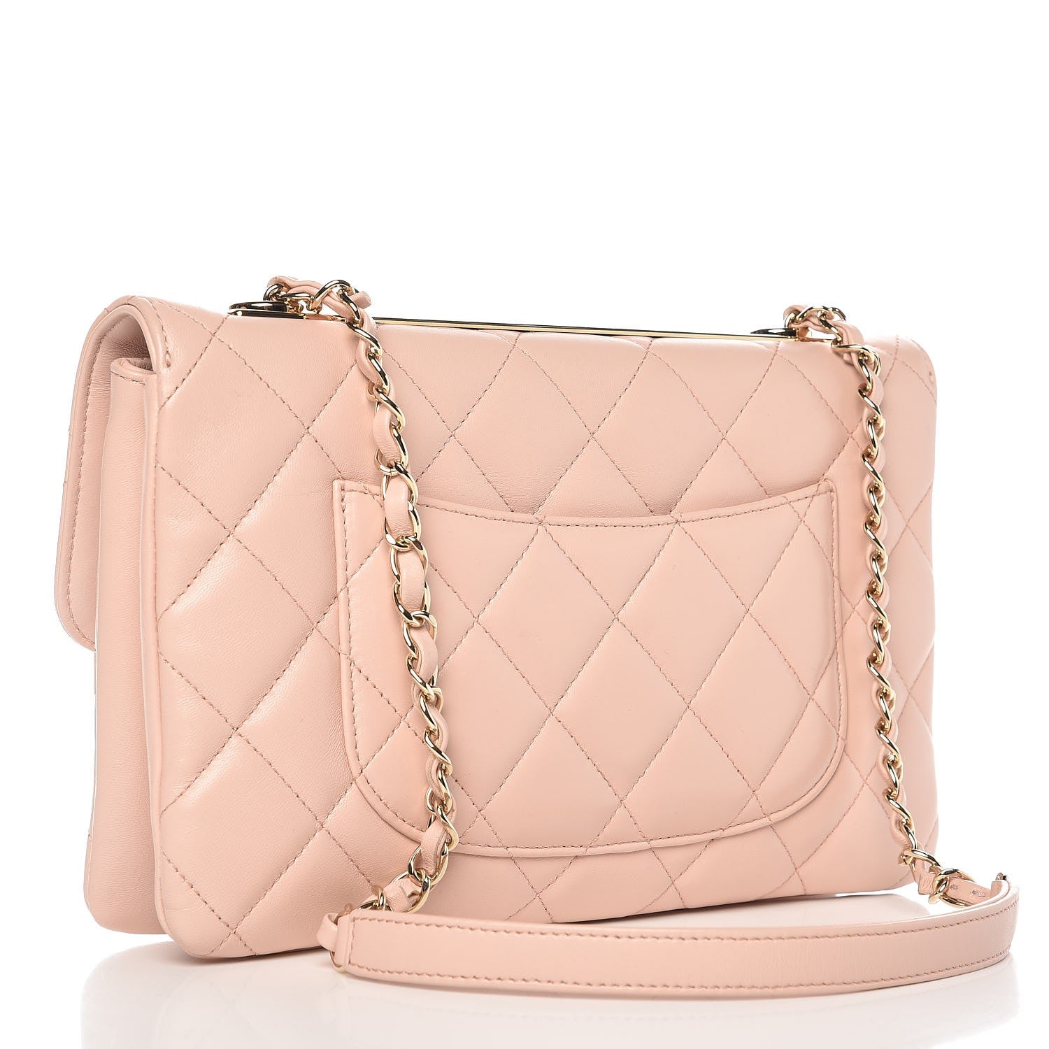 Chanel Lambskin Quilted Medium Trendy CC Flap Pink 3 of 10