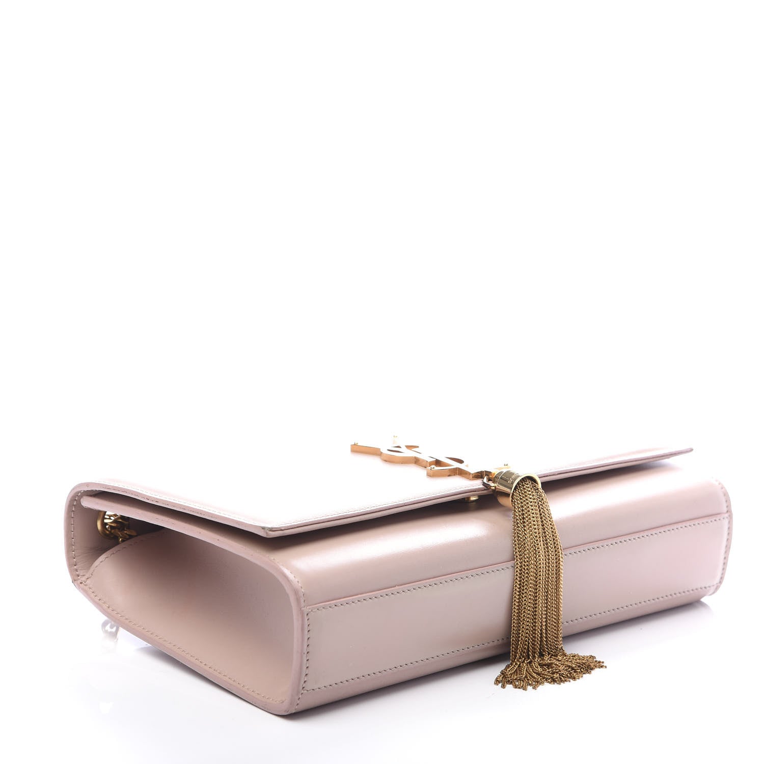 Saint Laurent Smooth Calfskin Medium Classic Monogram Kate Tassel Satchel Pink 4 of 9