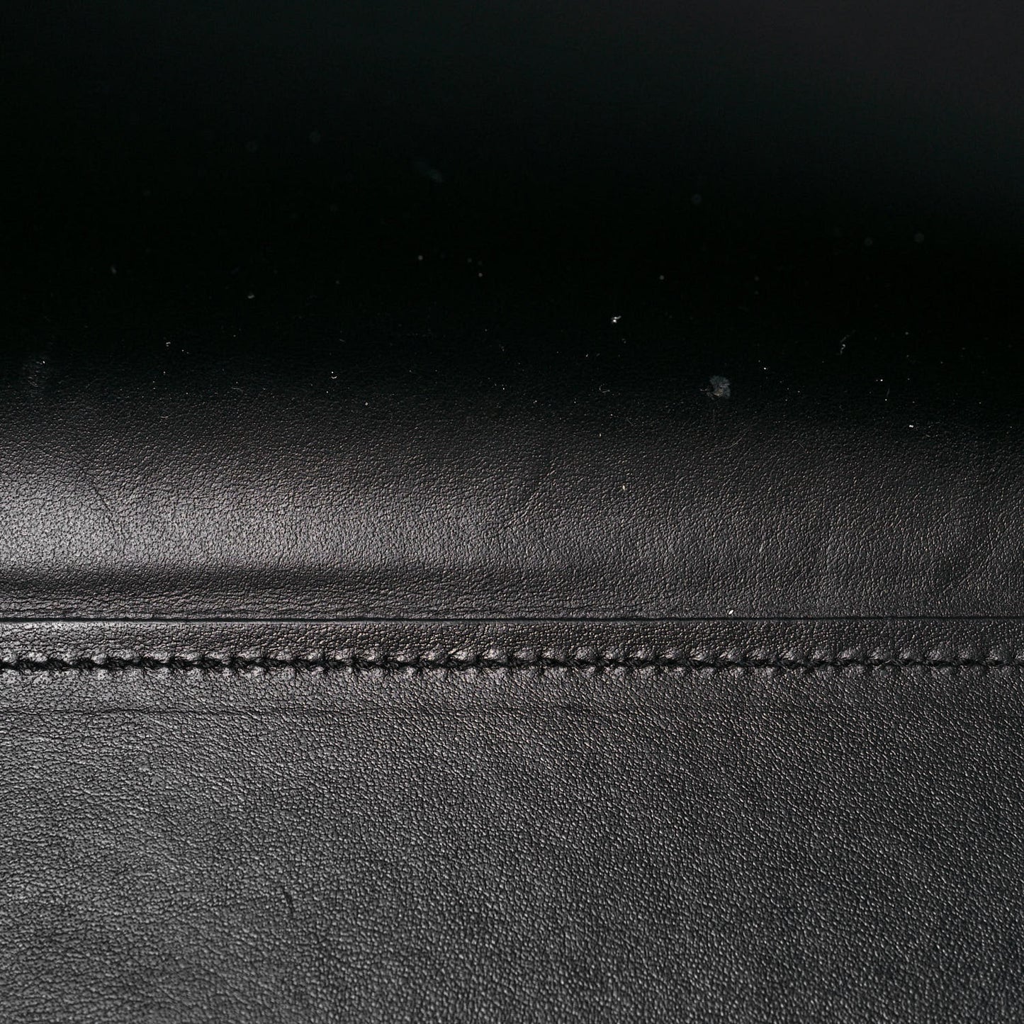 Grained Calfskin Small Sac De Jour Black