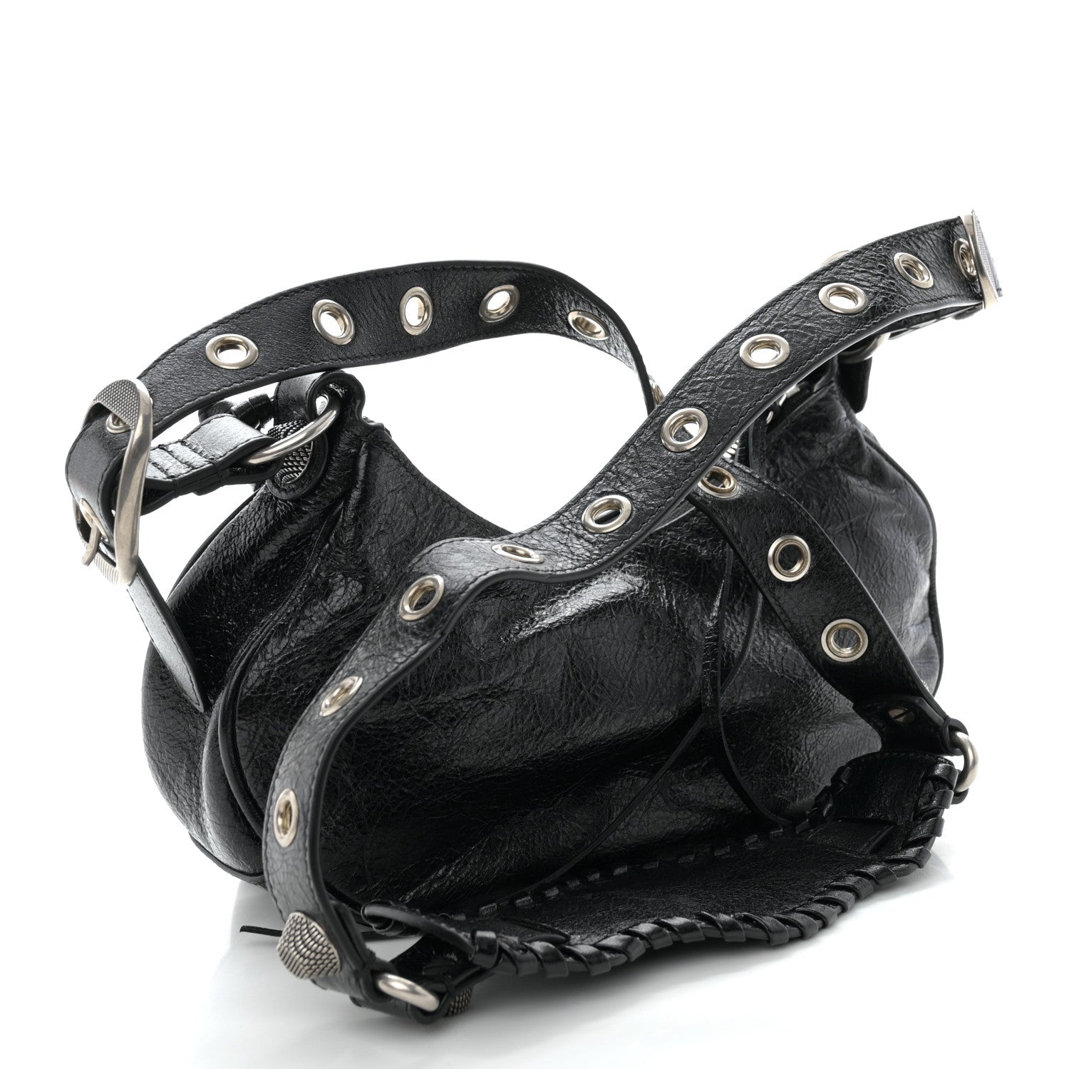 Balenciaga Agneau Arena Le Cagole Shoulder Bag XS Black 3 of 10