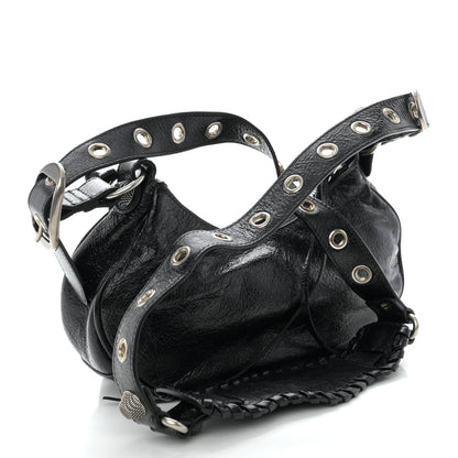 Balenciaga Agneau Arena Le Cagole Shoulder Bag XS Black 3 of 10