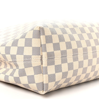 Louis Vuitton Damier Azur Graceful MM Rose Ballerine 8 of 10