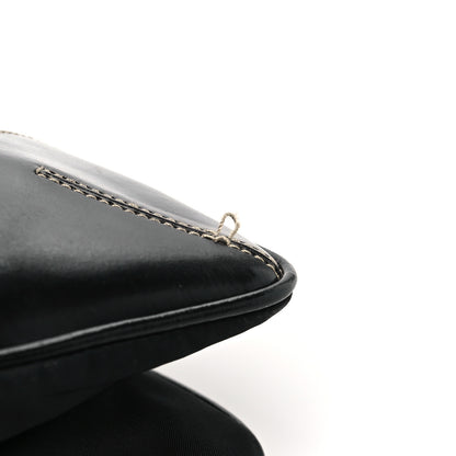 Prada Tessuto Light Nylon Soft Calf Shoulder Bag Black 9 of 9