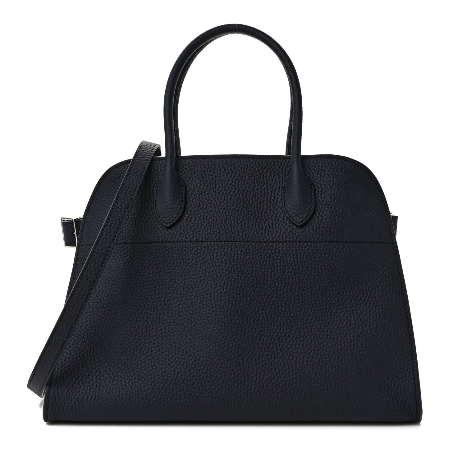 Matte Grained Calfskin Soft Margaux 12 Marine