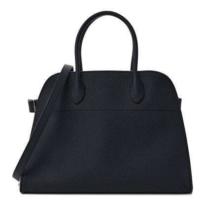 The Row Matte Grained Calfskin Soft Margaux 12 Marine 1 of 9