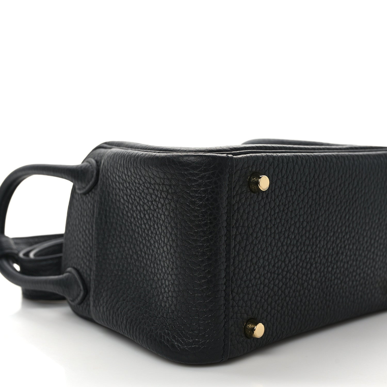 Hermes Taurillon Clemence Mini Lindy 20 Black 9 of 14