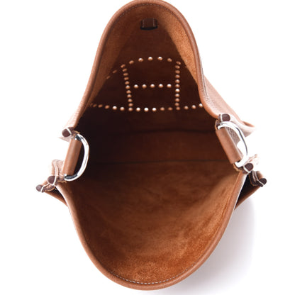 Hermes Taurillon Clemence Evelyne III PM Gold 5 of 12