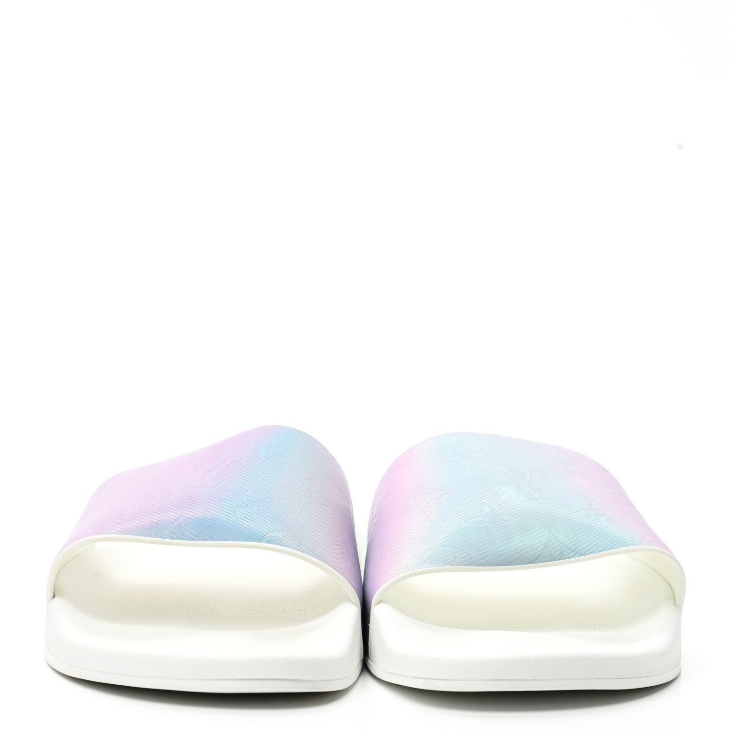 Louis Vuitton Rubber Monogram Watercolor Mens Waterfront Mules 10 2 of 8