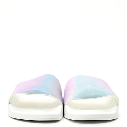 Louis Vuitton Rubber Monogram Watercolor Mens Waterfront Mules 10 2 of 8