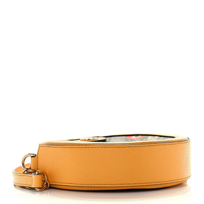Gucci GG Supreme Monogram Flora Web Mini Ophidia Round Shoulder Bag Beige Multicolor Crop 4 of 11