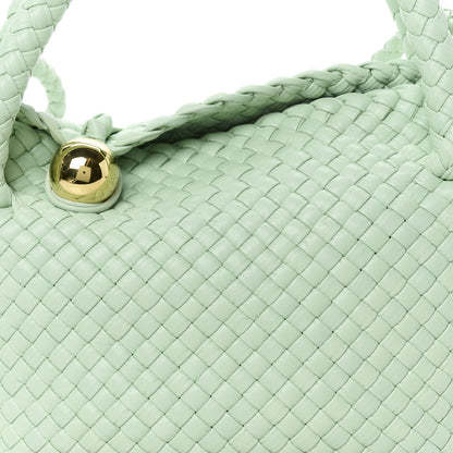Bottega Veneta Calfskin Intreccio Mini Tosca Sage 8 of 10