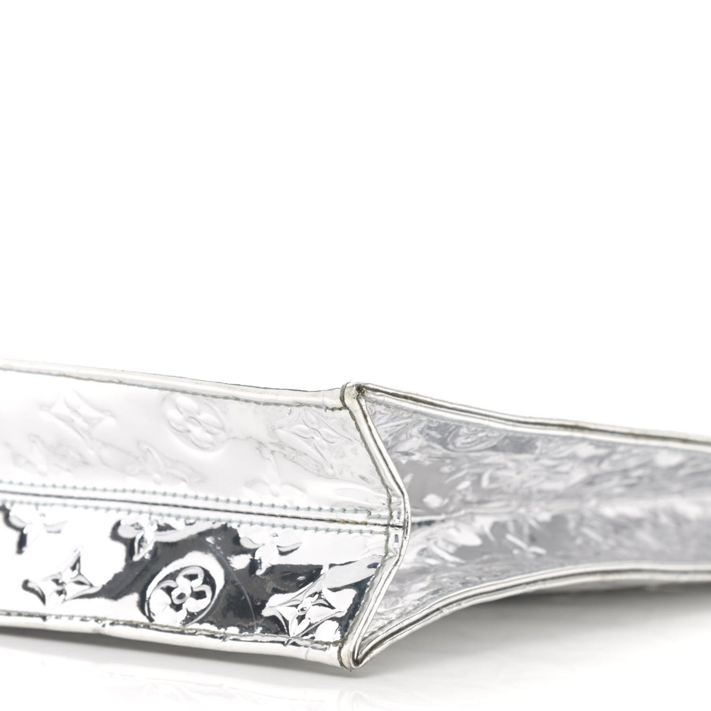 Monogram Miroir Sac Plat Silver