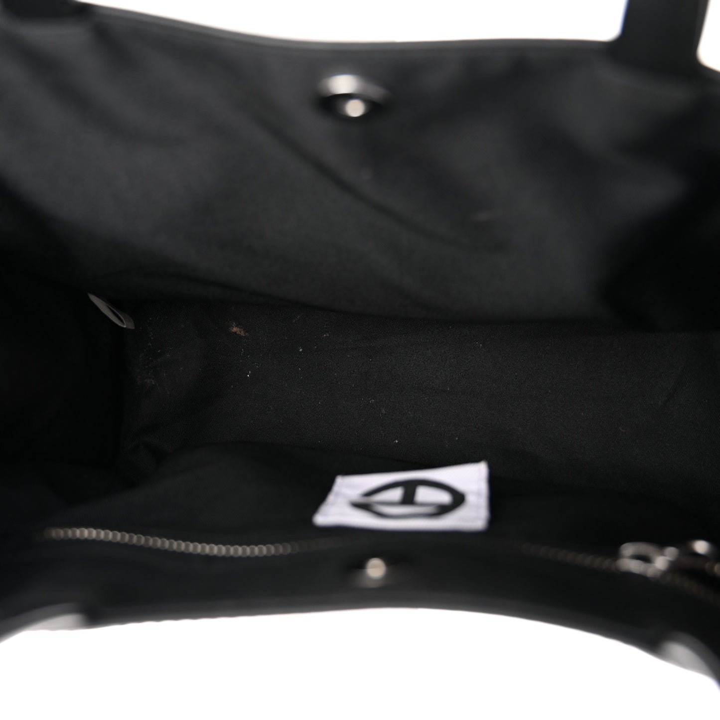 Vegan Leather Medium Shopping Bag Black