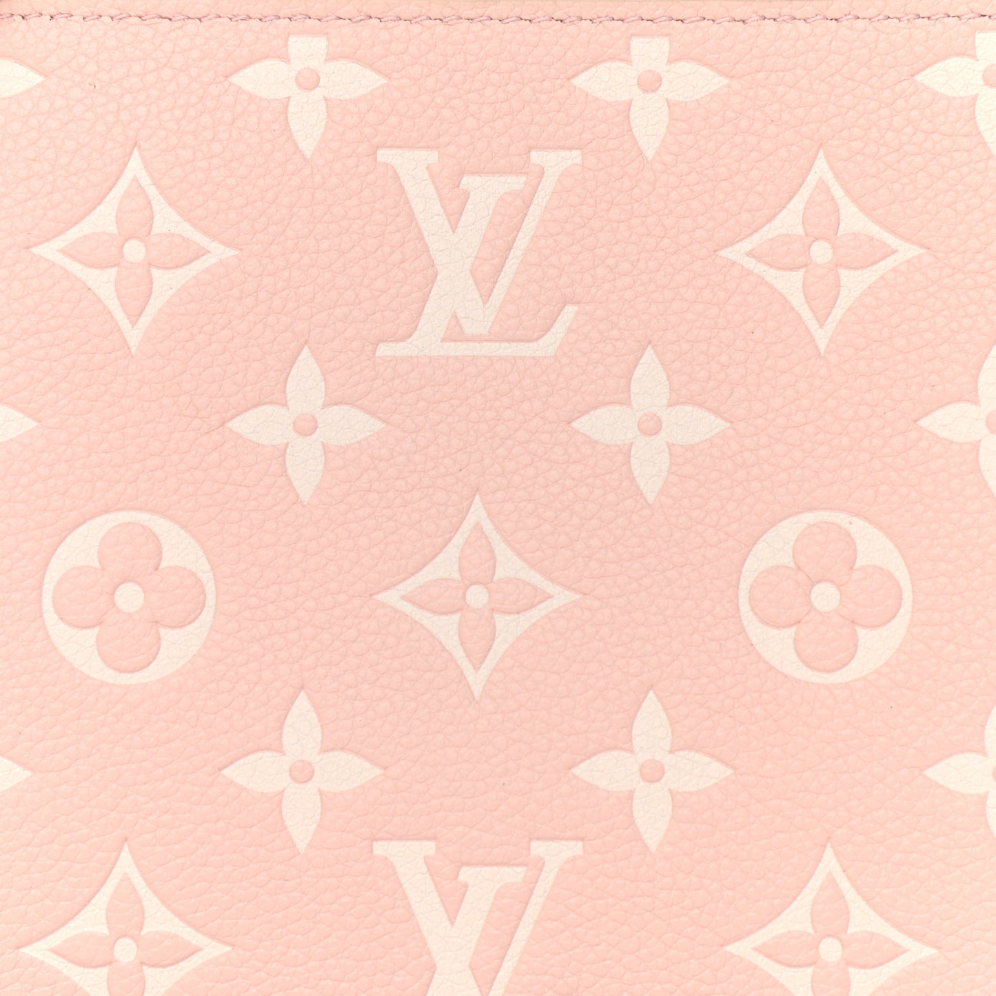 Empreinte Monogram Double Zip Pochette Rose