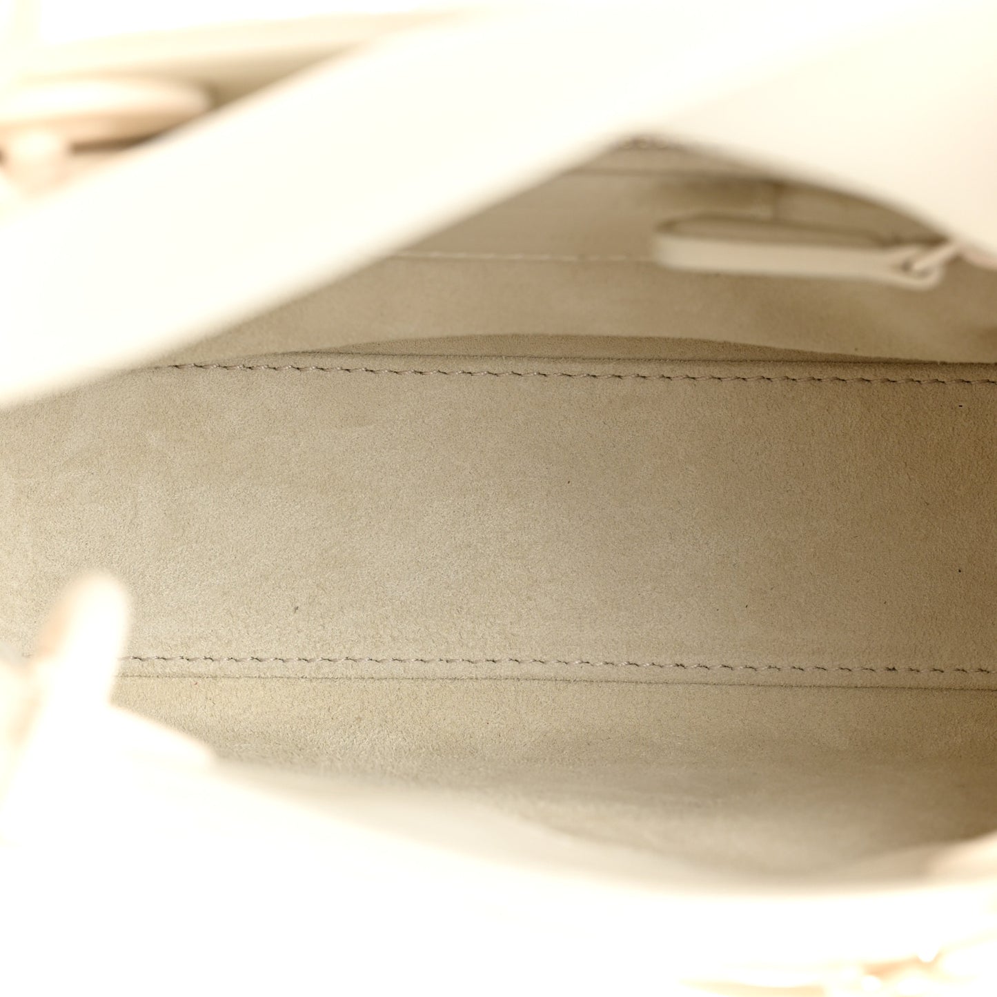 Ultra Matte Calfskin Cannage Mini Lady Dior White