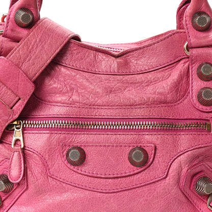 Balenciaga Agneau Giant 21 Rose Gold Hardware City Cyclamen Fucsia 7 of 9