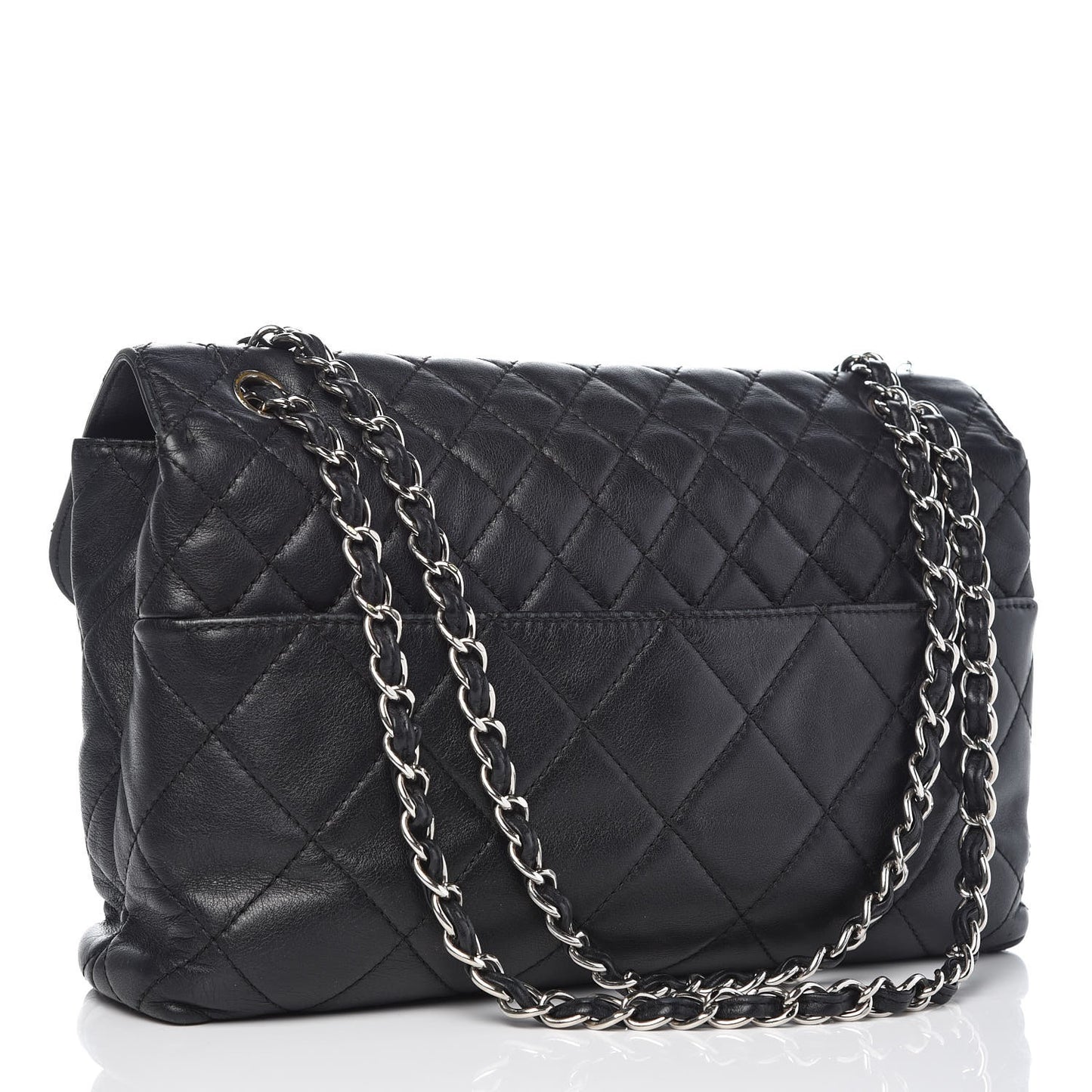 Calfskin Quilted In The Business Flap Bag Black