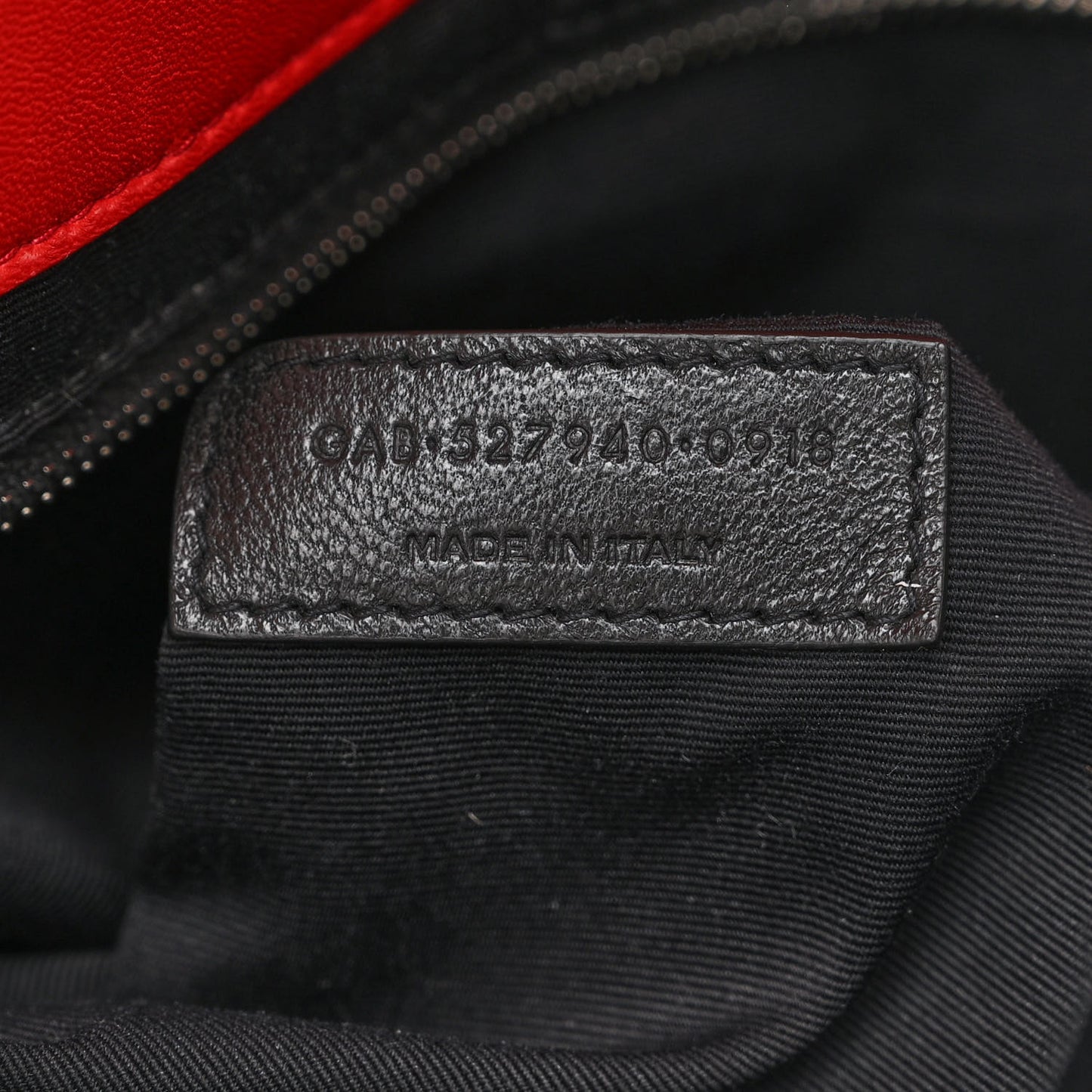 Lambskin Patchwork Monogram Large Jamie Red