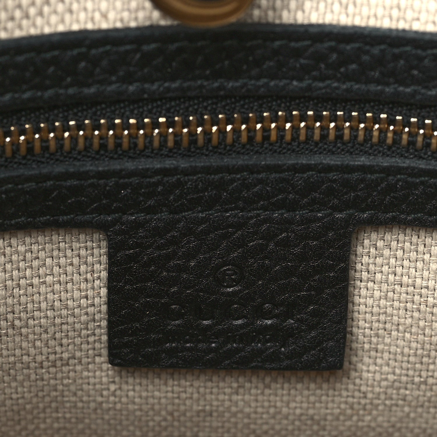 Gucci Pebbled Calfskin Medium Soho Chain Shoulder Bag Black 6 of 10