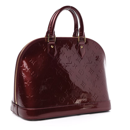 Louis Vuitton Vernis Alma PM Rouge Fauviste 3 of 8