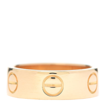 Cartier 18K Yellow Gold 5.5mm LOVE Ring 47 4 3 of 5