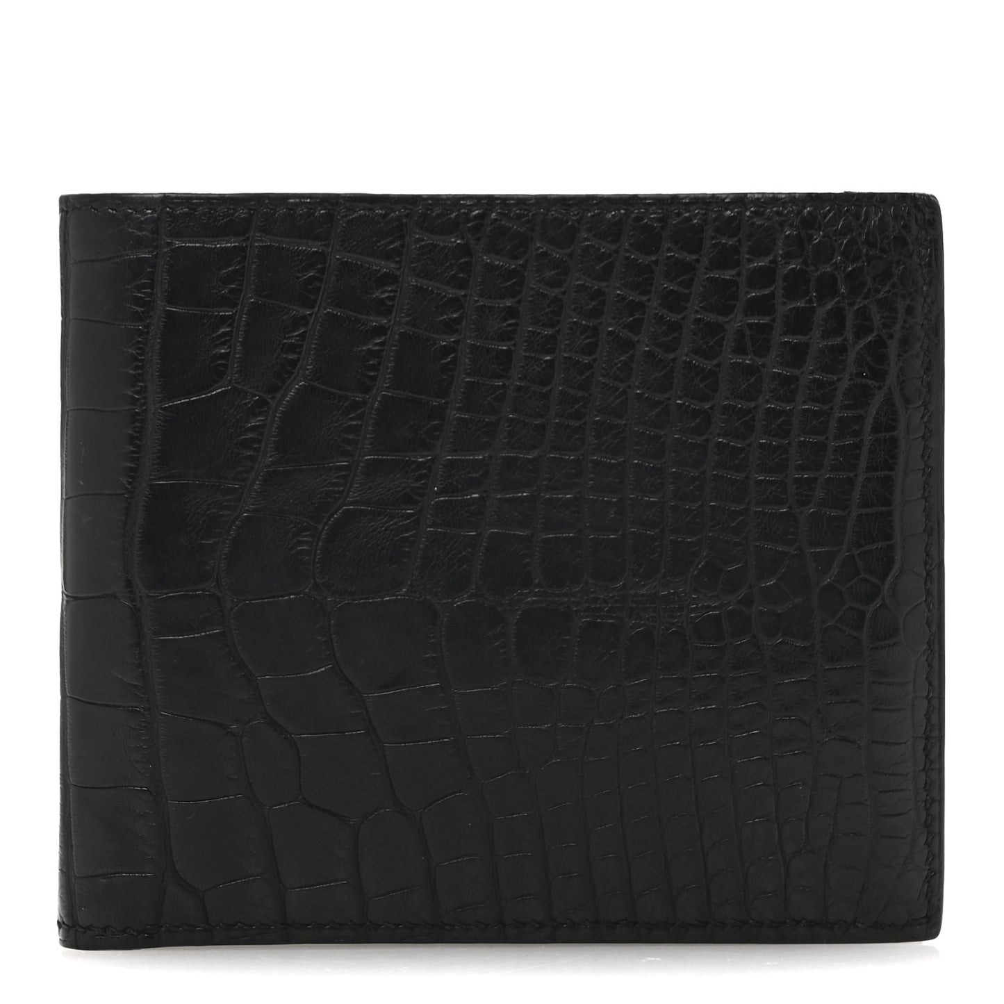 Matte Alligator MC2 Copernic Compact Wallet Black