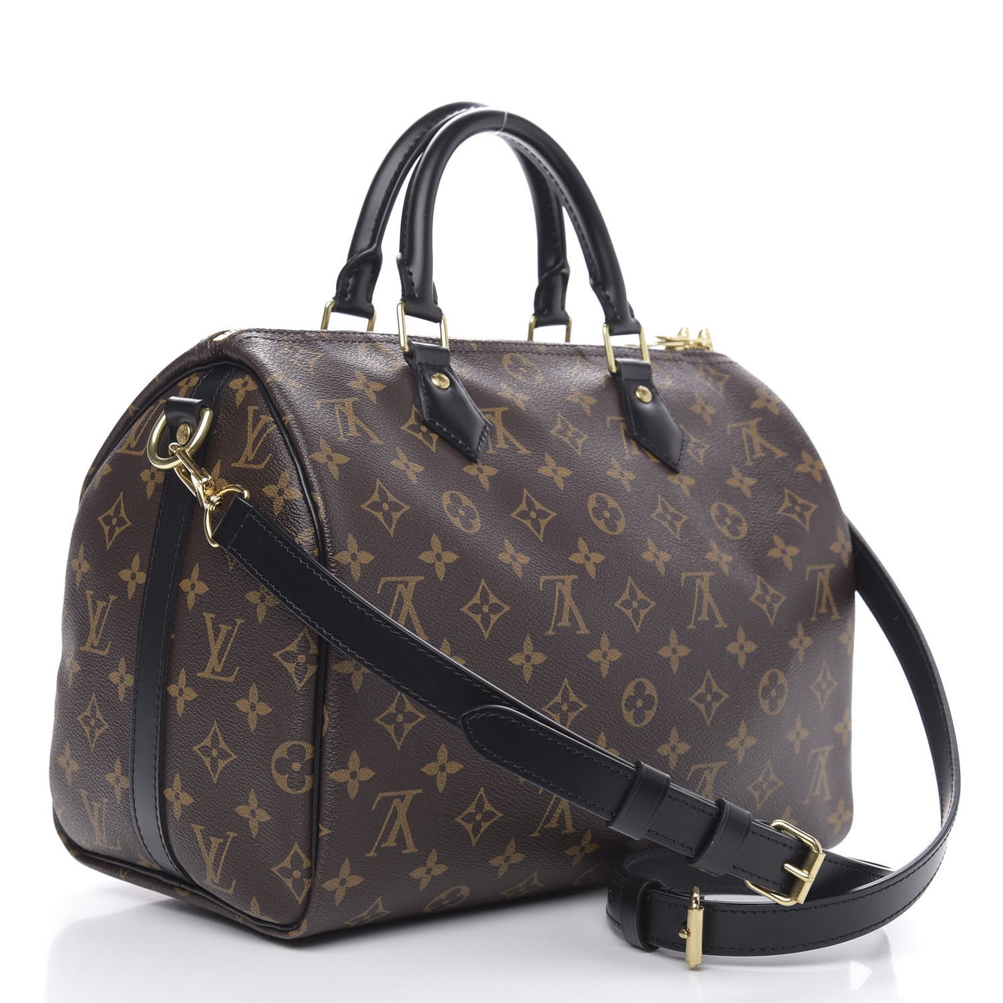 Monogram My World Tour Speedy Bandouliere 30 Black