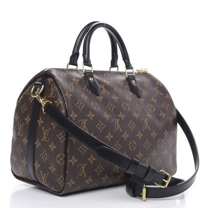 Louis Vuitton Monogram My World Tour Speedy Bandouliere 30 Black 3 of 11