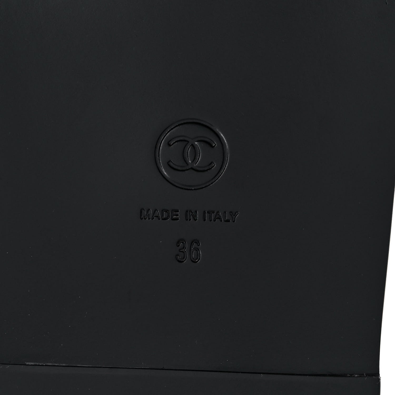 Chanel Grained Calfskin Velcro Dad Sandals 36 Black 6 of 9