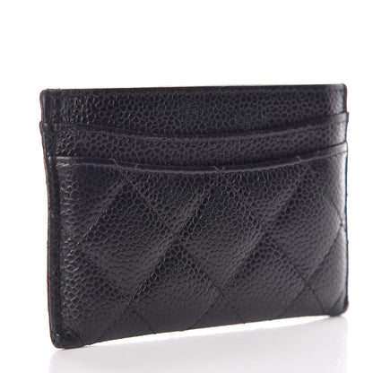 Chanel Caviar Quilted Card Holder Black 3 of 10