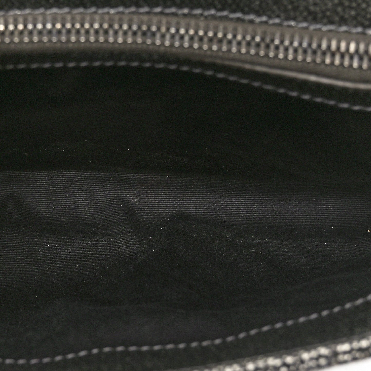 Metallic Grain De Poudre Matelasse Chevron Monogram Medium College Bag Gunmetal