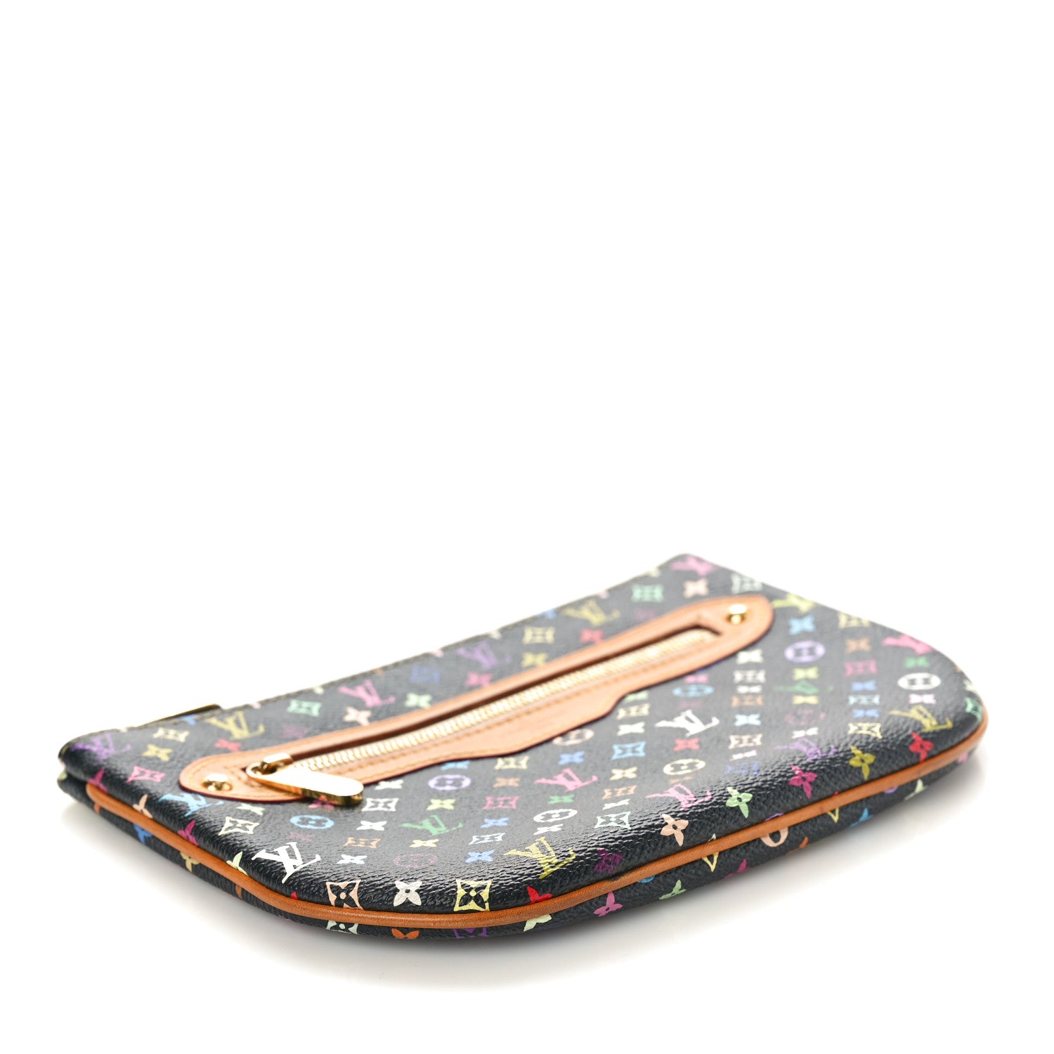 Louis Vuitton Monogram Multicolor Pochette Plate GM Black 4 of 8