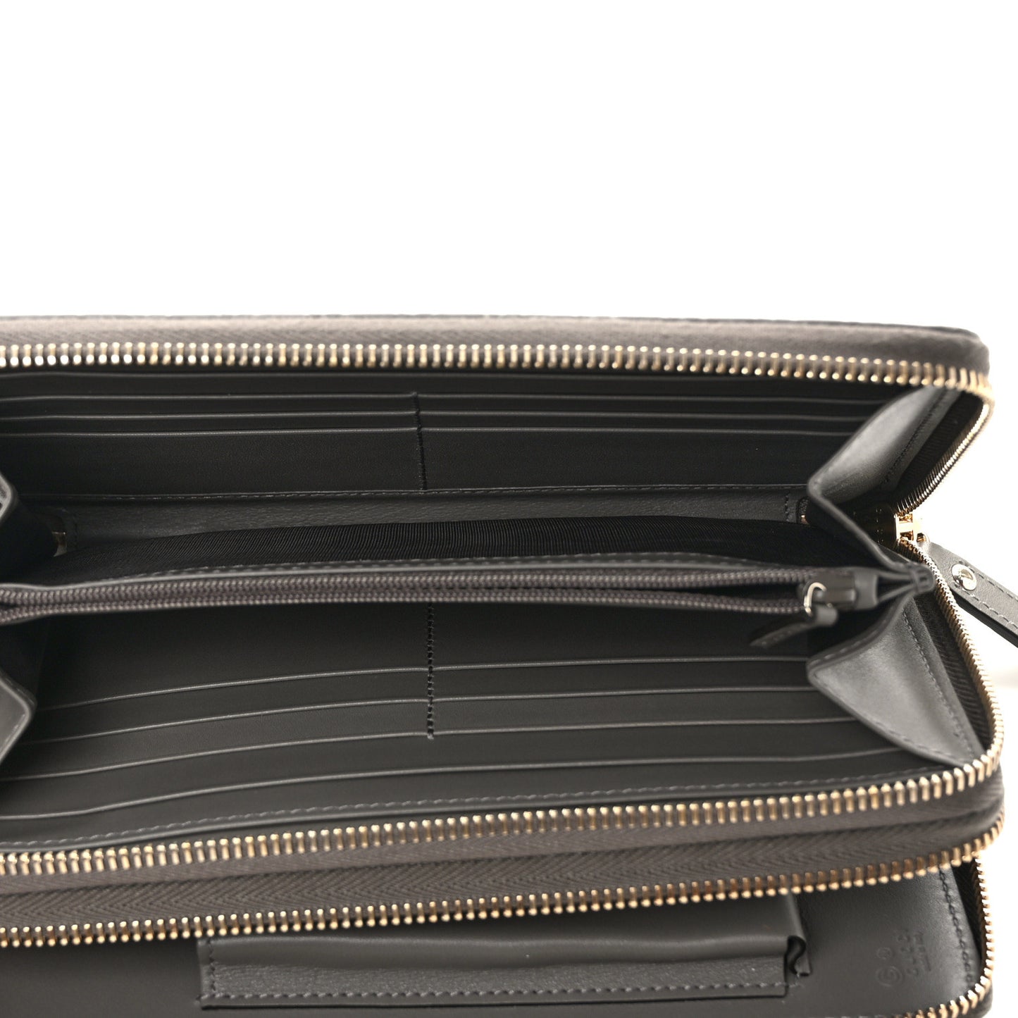 Soft Microguccissima Zip Around Top Handle Travel Wallet Loess