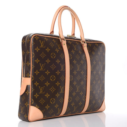 Louis Vuitton Monogram Porte Documents Voyage Briefcase 3 of 13