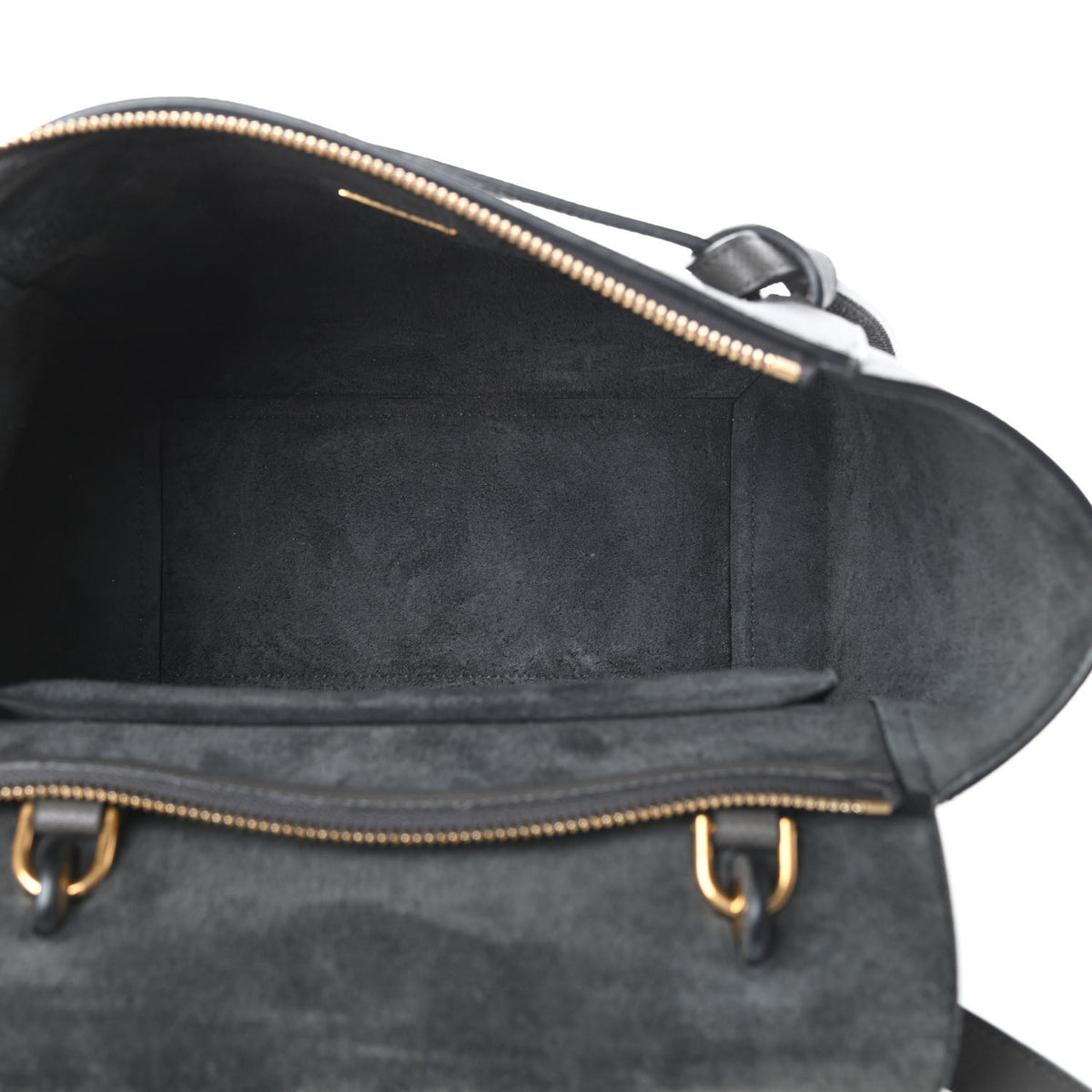Celine Baby Grained Calfskin Micro Belt Bag Grey 5 of 12