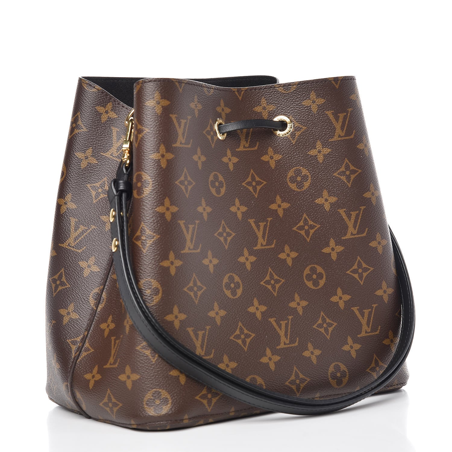 Louis Vuitton Monogram Neonoe MM Black 3 of 9