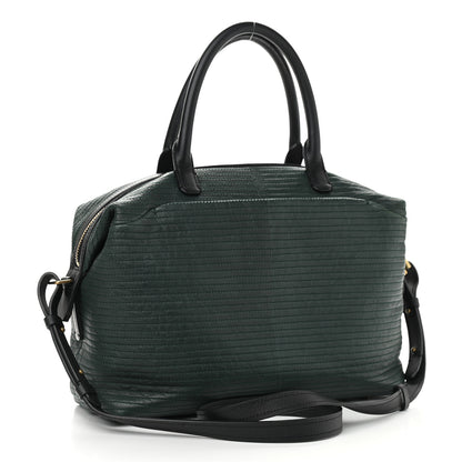 Lanvin Calfskin Padam Bowling Bag Green 3 of 12