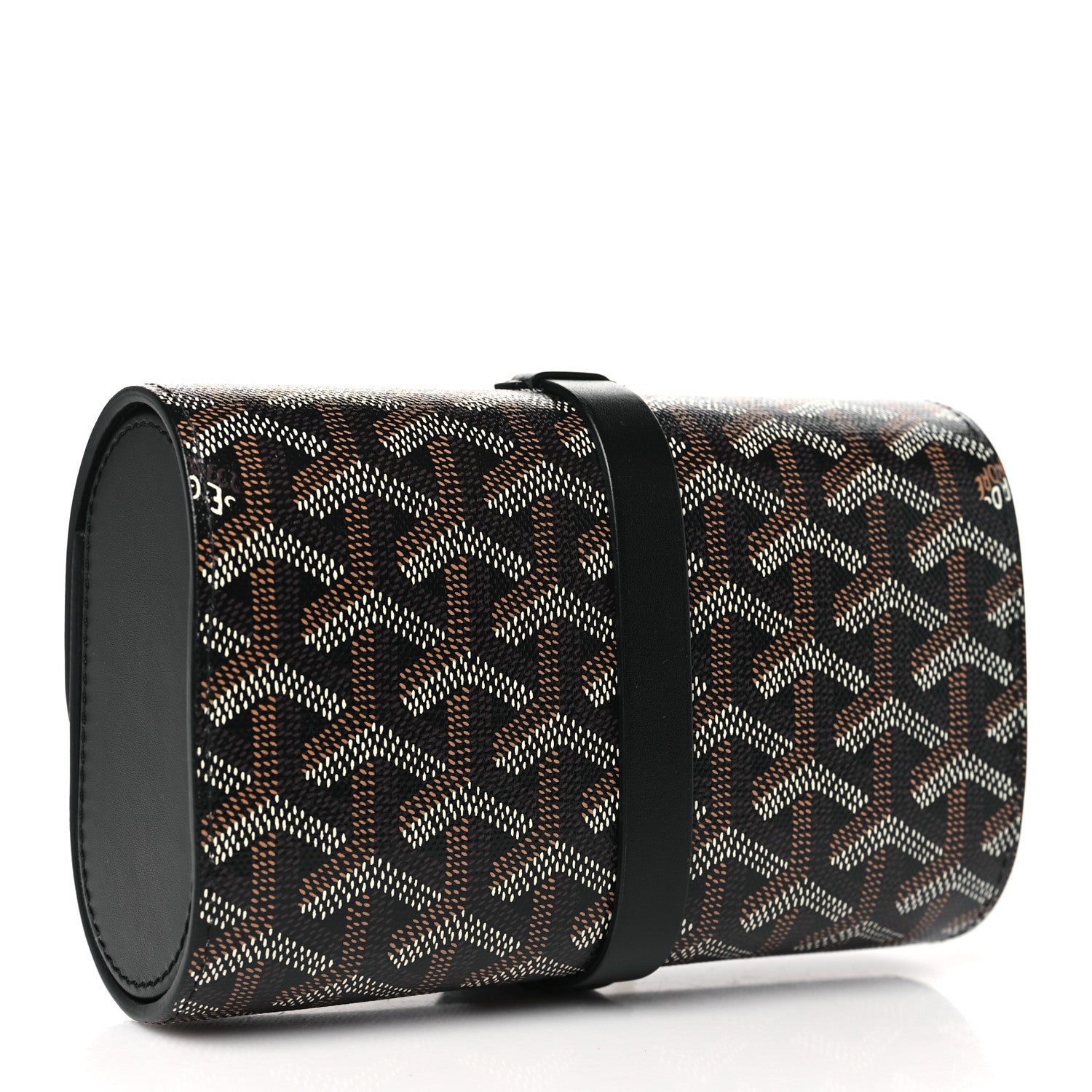 Goyard Goyardine Double Travel Watch Case Black 3 of 9
