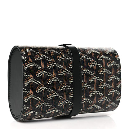 Goyard Goyardine Double Travel Watch Case Black 3 of 9