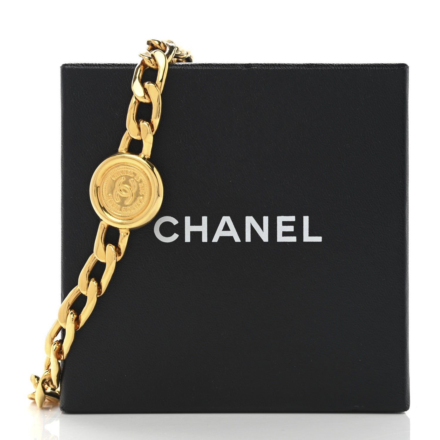 Chanel CC Coin Chain Belt Gold 5 of 5