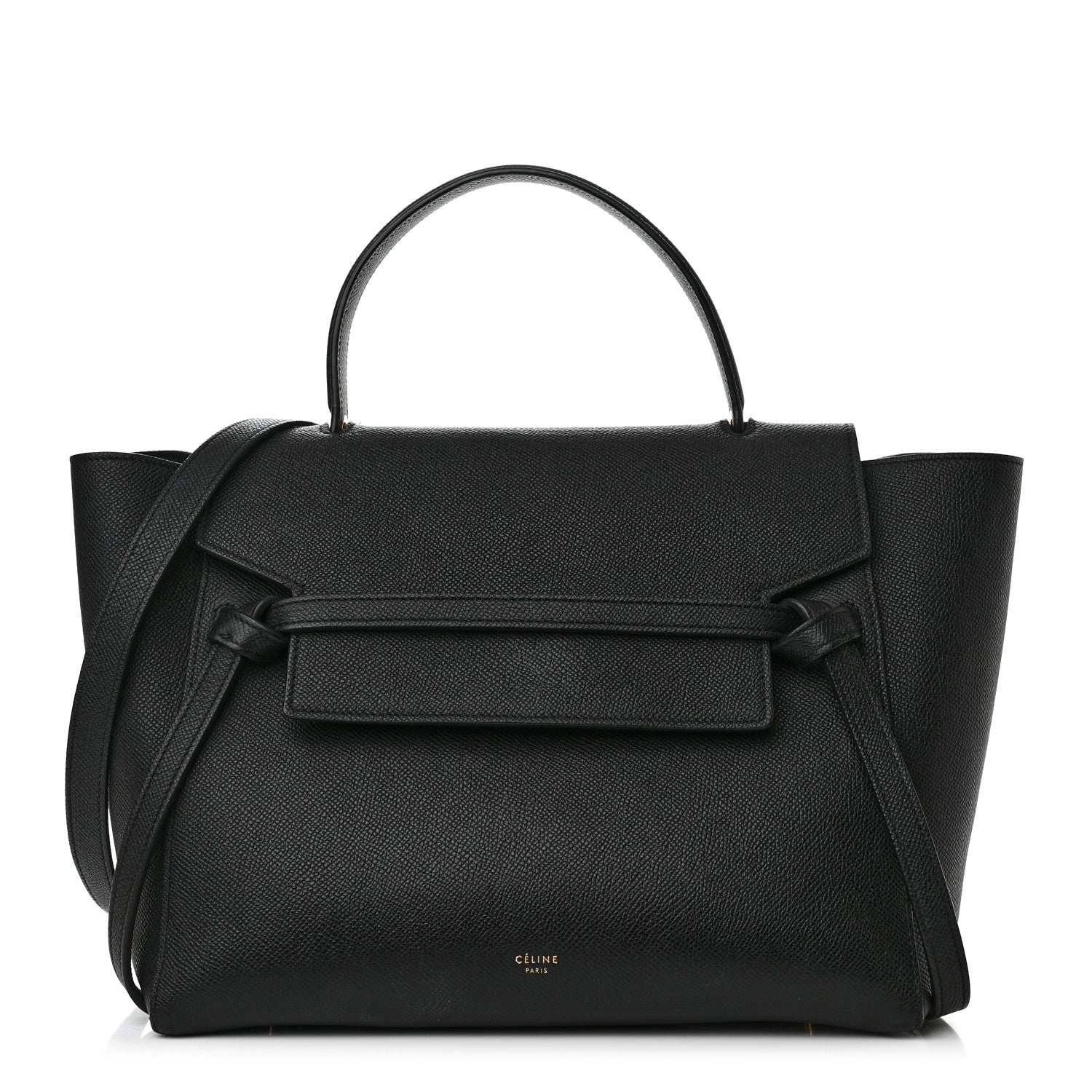 Celine Grained Calfskin Mini Belt Bag Black 1 of 12