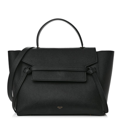 Celine Grained Calfskin Mini Belt Bag Black 1 of 12